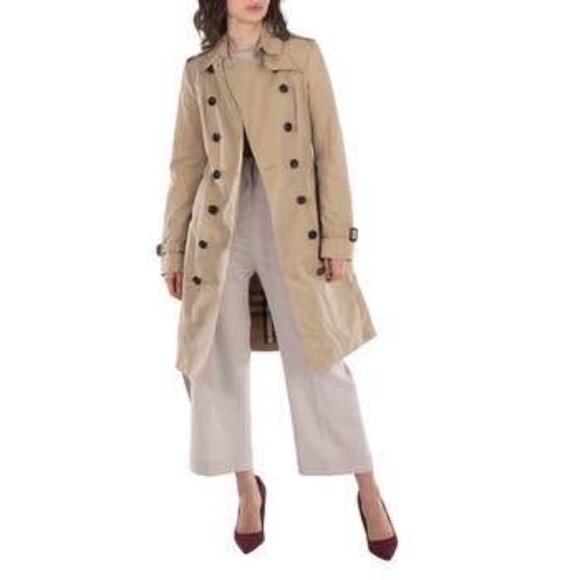 Authentic Burberry Sandringham trench coat Tan (US size 6) Great condition! - Picture 9 of 12